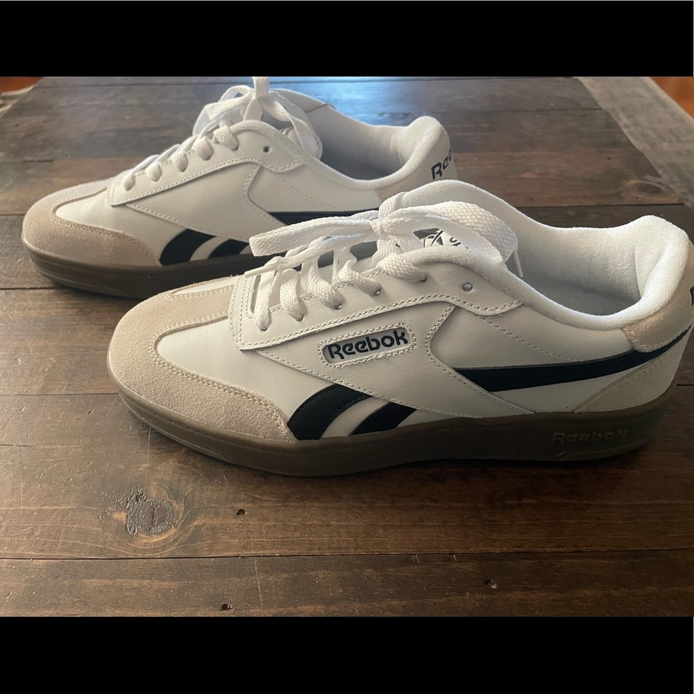 *NEW* Women’s Reebok Forte Lounger Double Up White Natural Black Shoes Size 9